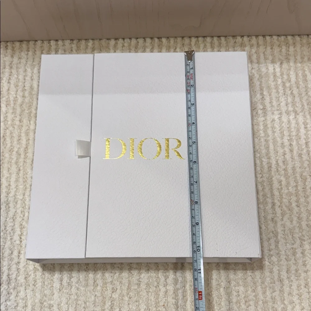 Dior Luxurious White Box with Gold Logo